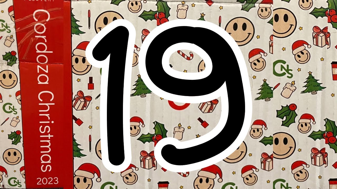 Cordoza Advent Box Day 19