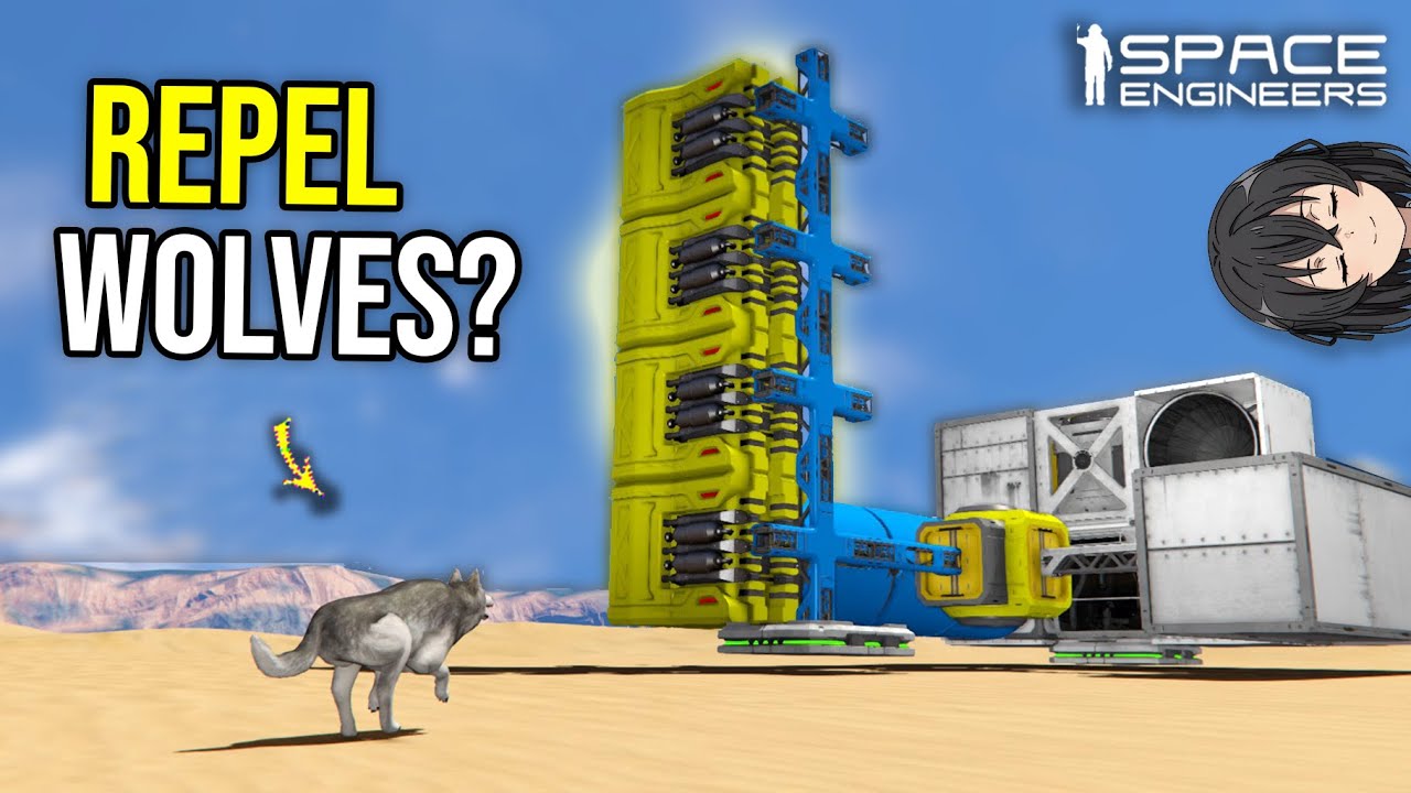 Wolf Versus Vanilla Force Shield, Space Engineers