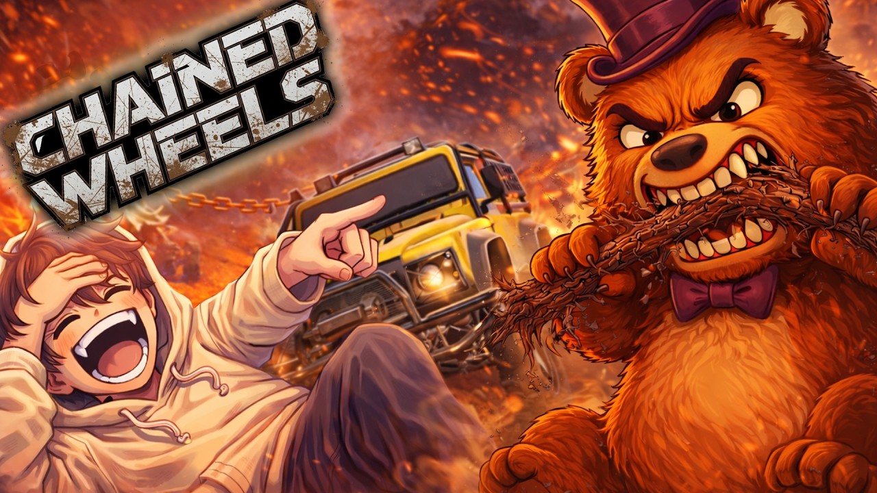 Chained Together aber mit Autos! Das ging nach hinten los!! | Chained Wheels Demo