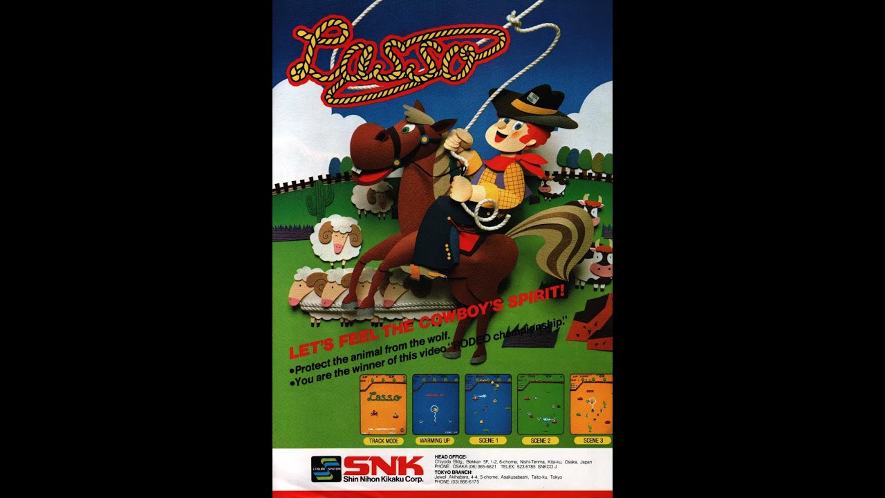 Lasso Arcade (SNK) 1982