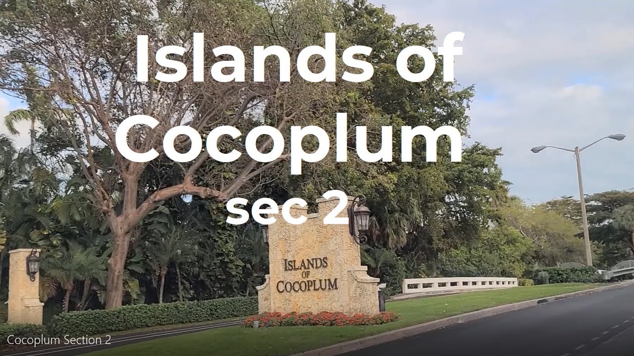 Driving tour: Miami's million dollar gated communities. Islands of Cocoplum section 2.
