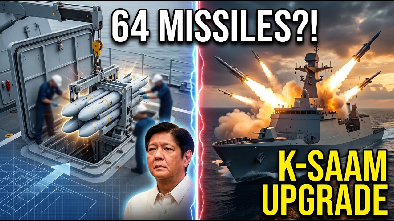 64 ракеты на фрегате ВМС Филиппин?! Внутри модернизированной системы вертикального пуска K-SAAM Q...