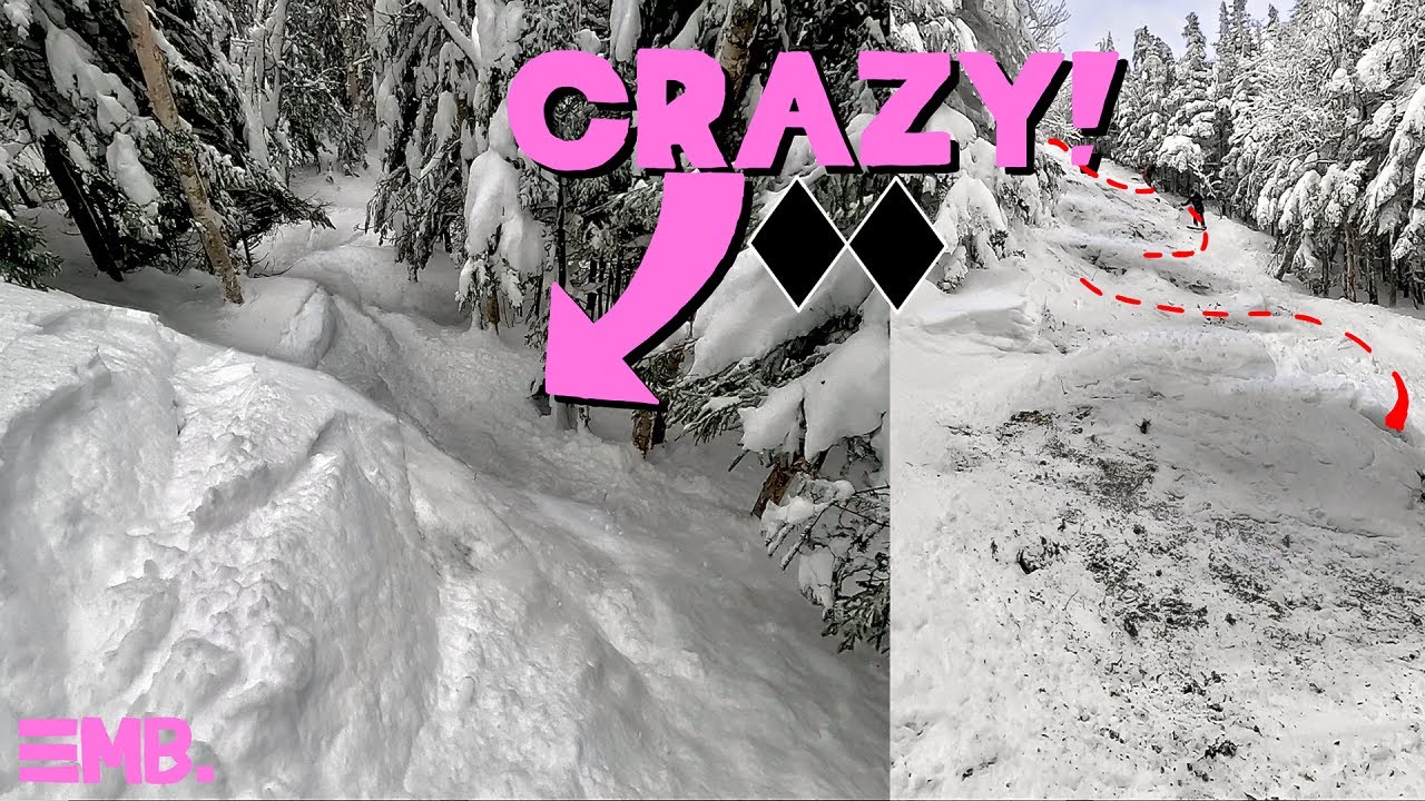 INSANE POWDER on these Double Blacks at Smugglers Notch!