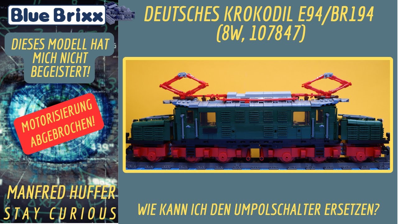 Deutsches Krokodil E94 in 8W von Bluebrixx - Eine Enttäuschung?