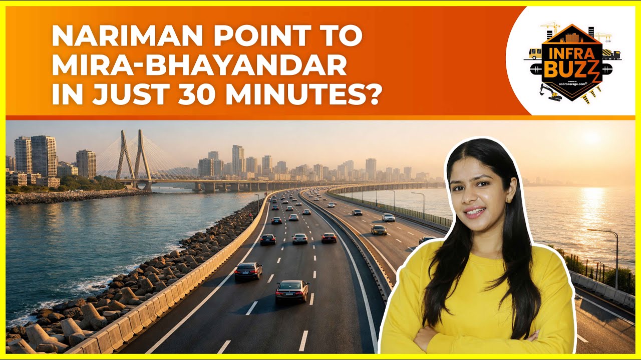 Nariman Point to Mira–Bhayandar in 30 Minutes! 🌊 Coastal Road Approved | InfraBuzz