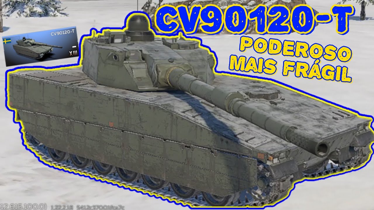 CV90120-T - Eu só consegui pegar ele agora, mas era bom em WAR THUNDER MOBILE