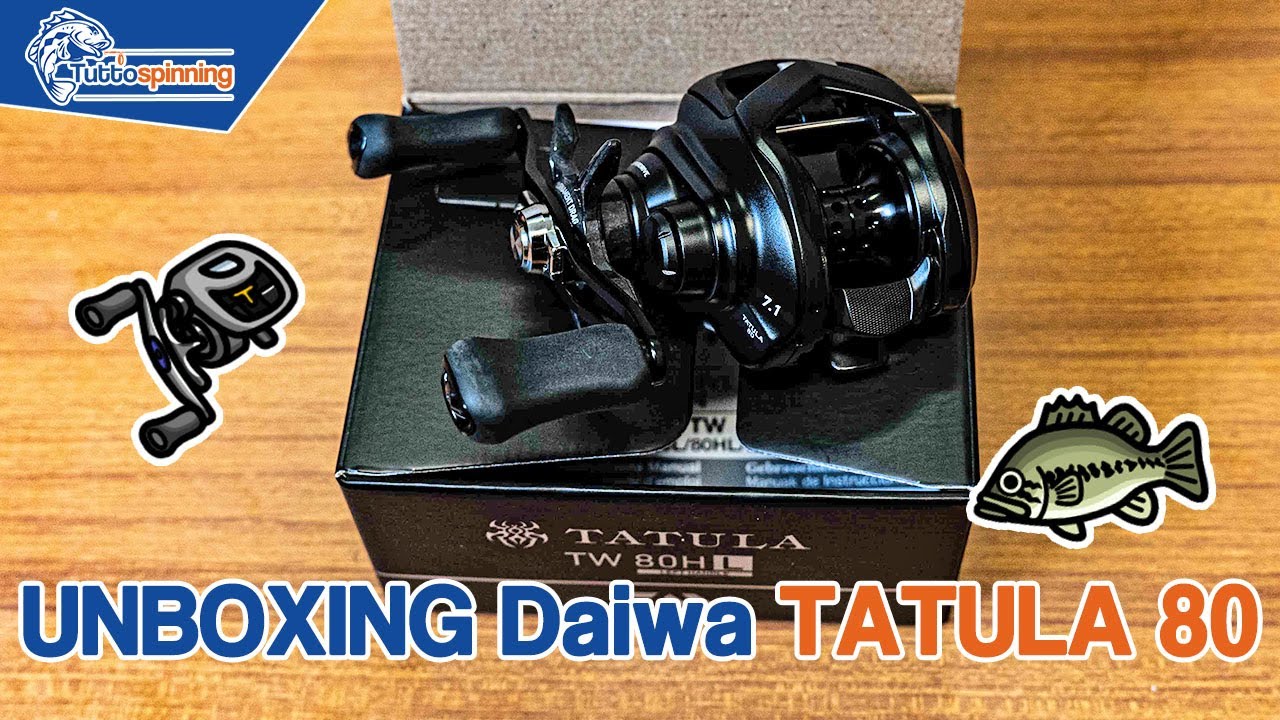 🆕 Daiwa TATULA TW 80 🛒 Nuovo mulinello per il Bass Fishing