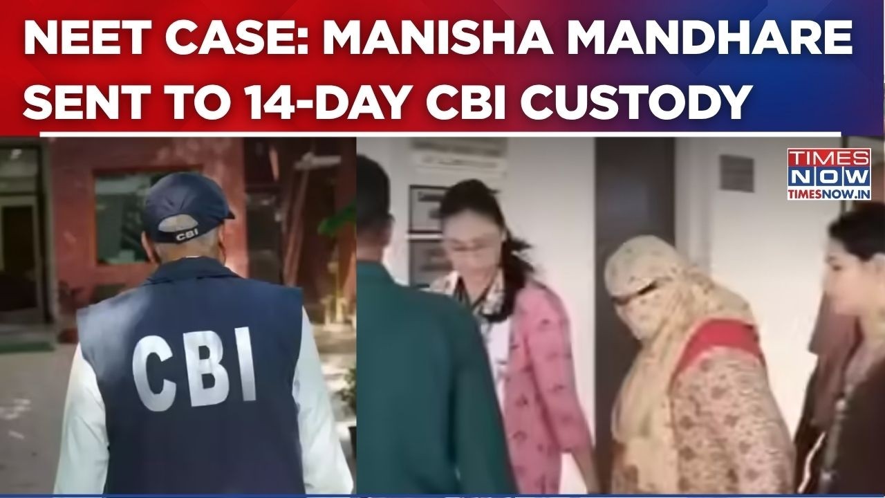 NEET Paper Leak Probe: Arrested Biology Teacher Manisha Mandhare Sent To 14-Day CBI Custody