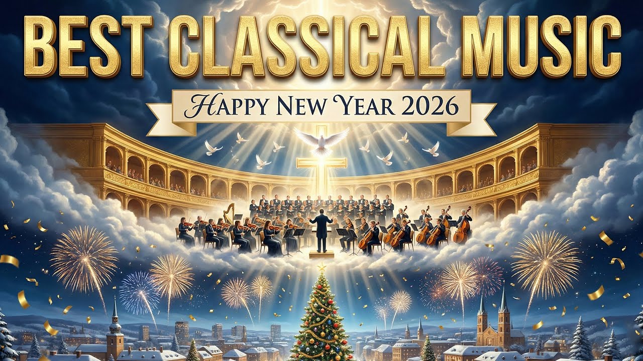 Музыка для начала 2026 года: Моцарт, Штраус 🎻 Лучшая классическая музыка, под которую невозможно ус