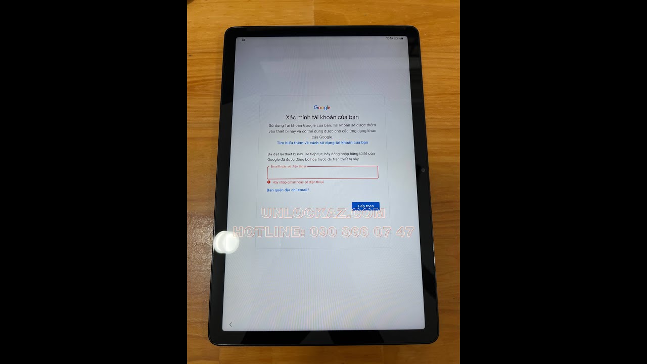 Xóa xác minh Google Samsung Galaxy Tab A9 Plus A9+ 5G mở khóa tài khoản gmail