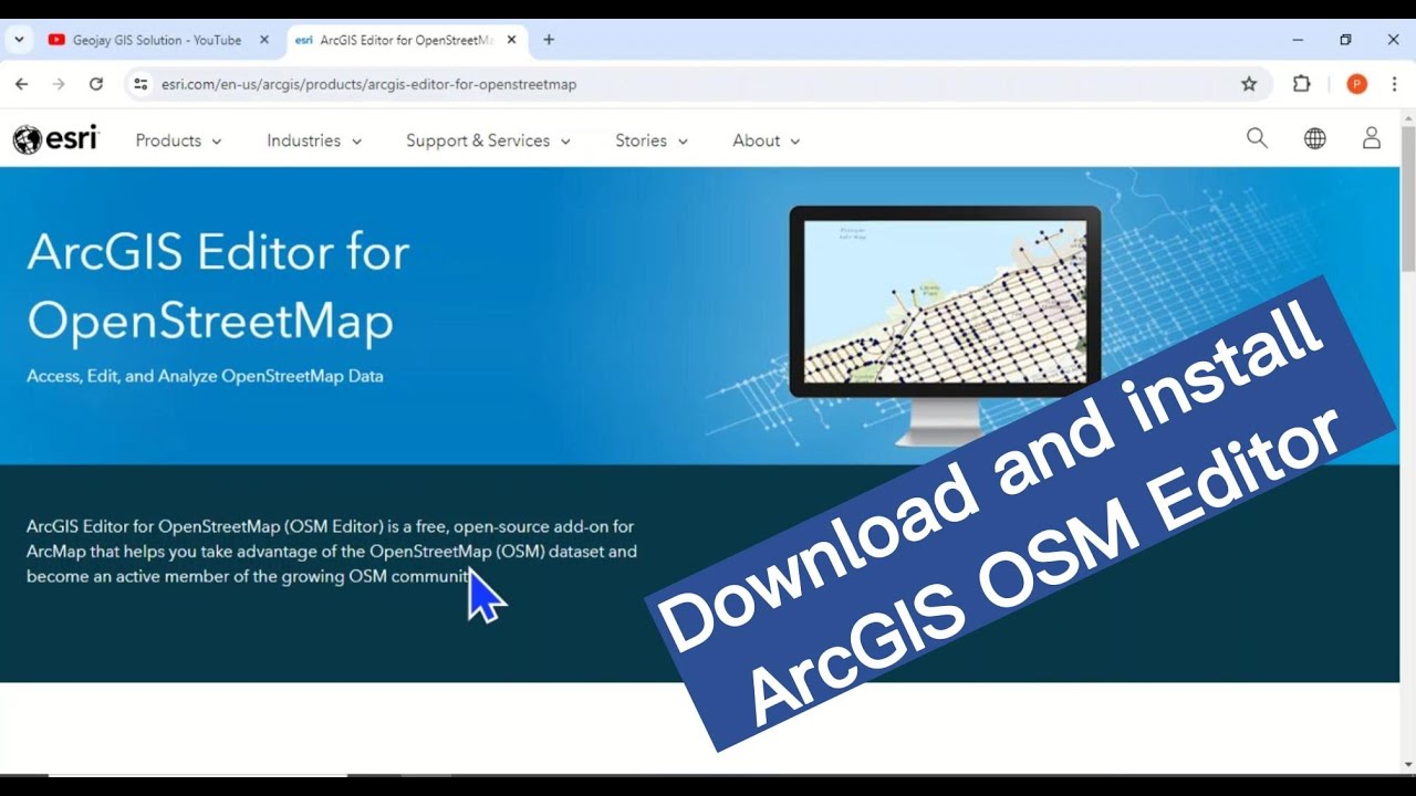 How to download and install ArcGIS Editor for Open Street Map