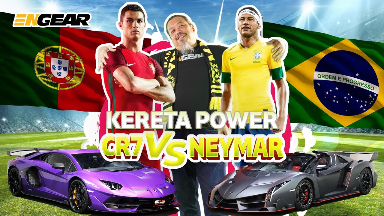 Kereta Power CR7 VS Neymar Jr - Sembang Engear