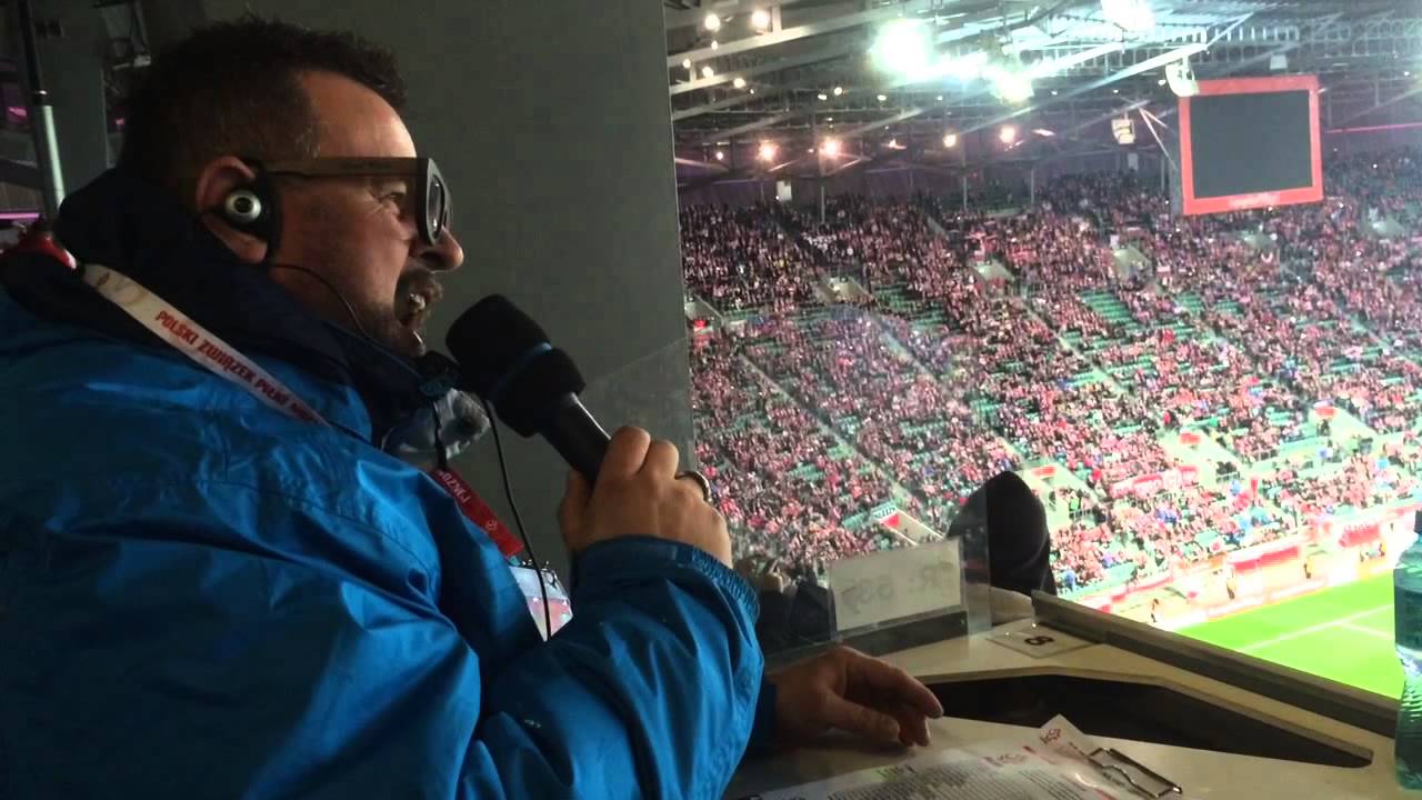 Polska-Czechy. Spiker w akcji