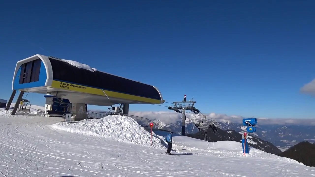 Arzjochbahn am Spieljoch, Piste 2 und Auffahrt