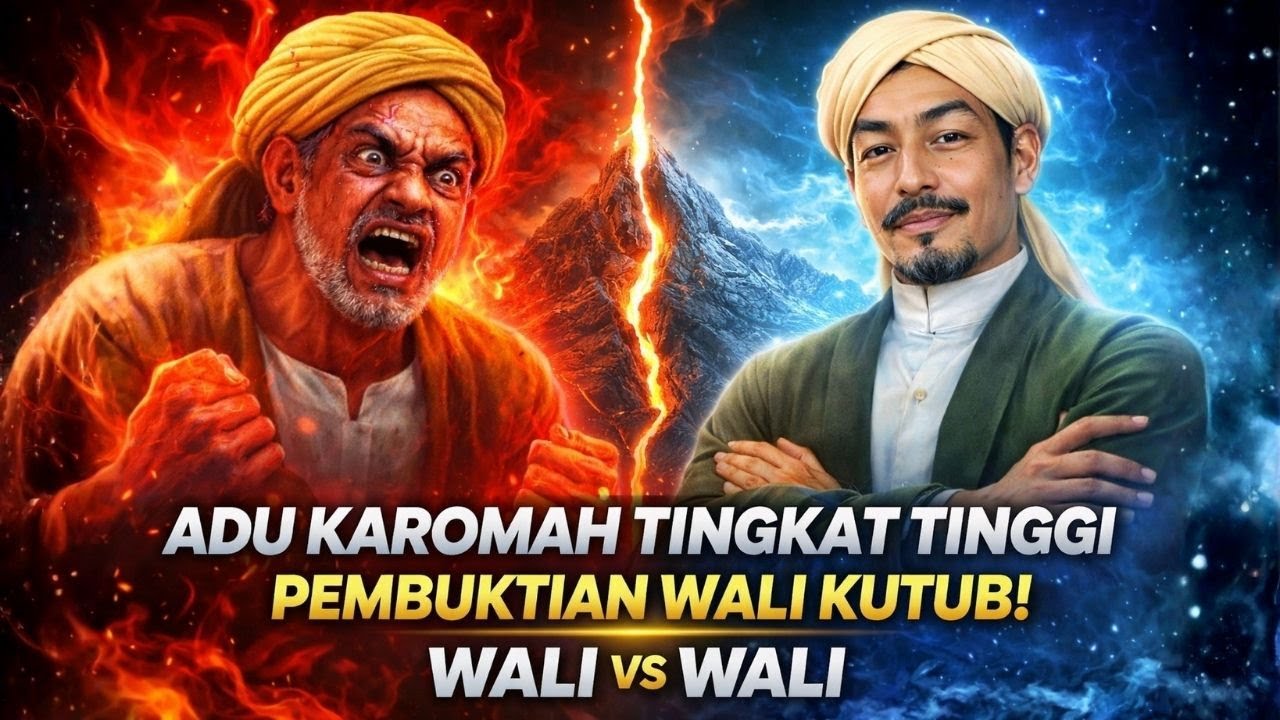 GUNUNG BERGESER! Adu Karomah Memindahkan Gunung Antara Sunan Gunung Jati dan Syekh Maghribi