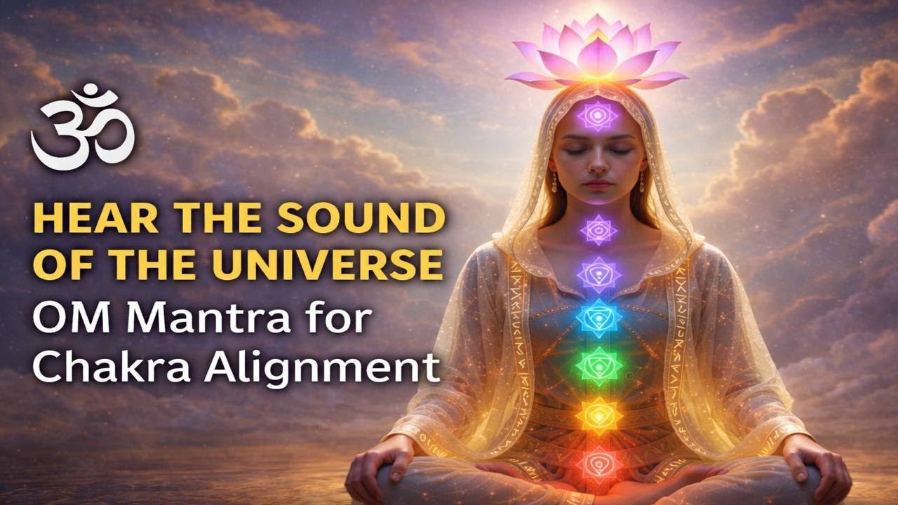 HEAR THE SOUND OF THE UNIVERSE | OM Mantra for Chakra Alignment
