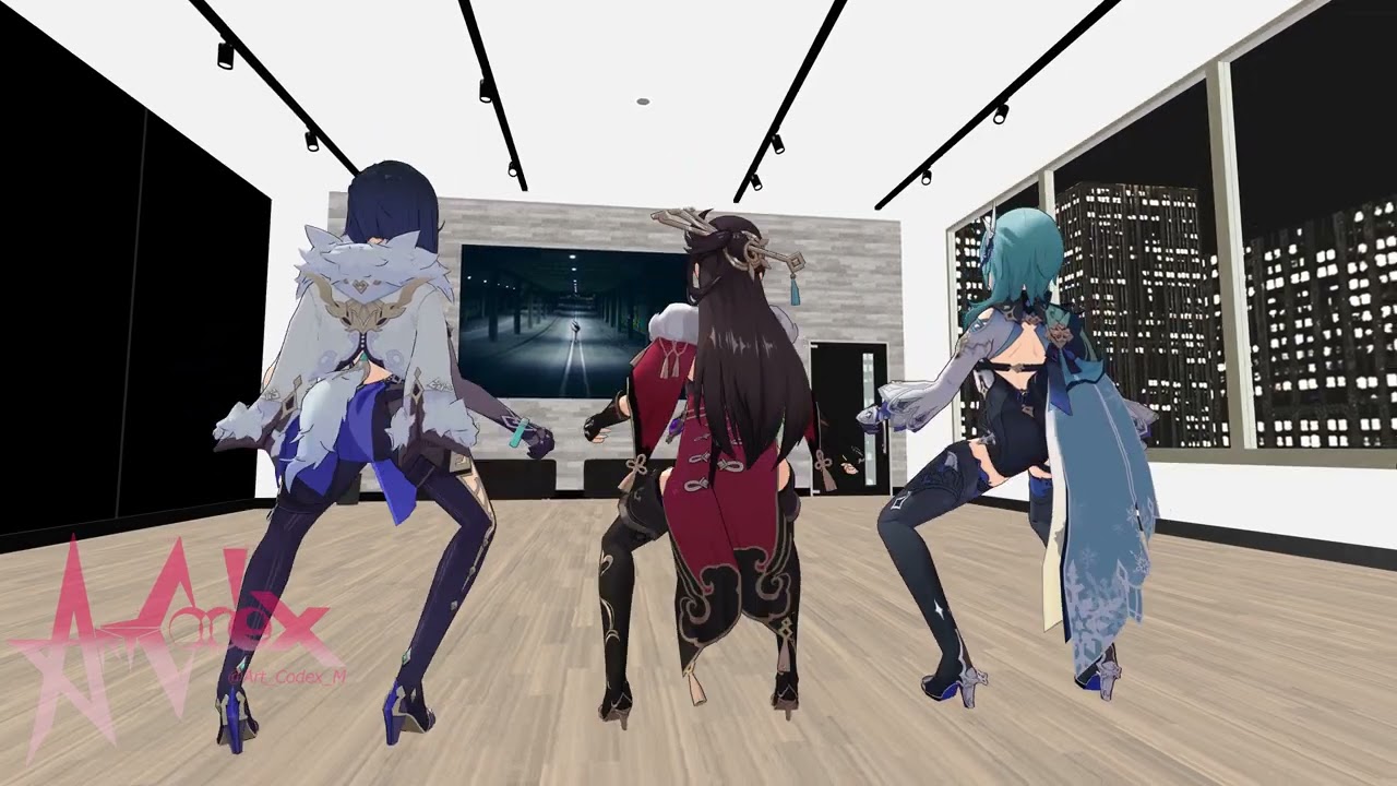 Lean On - TWERK Dance [Genshin Impact MMD][4K60]