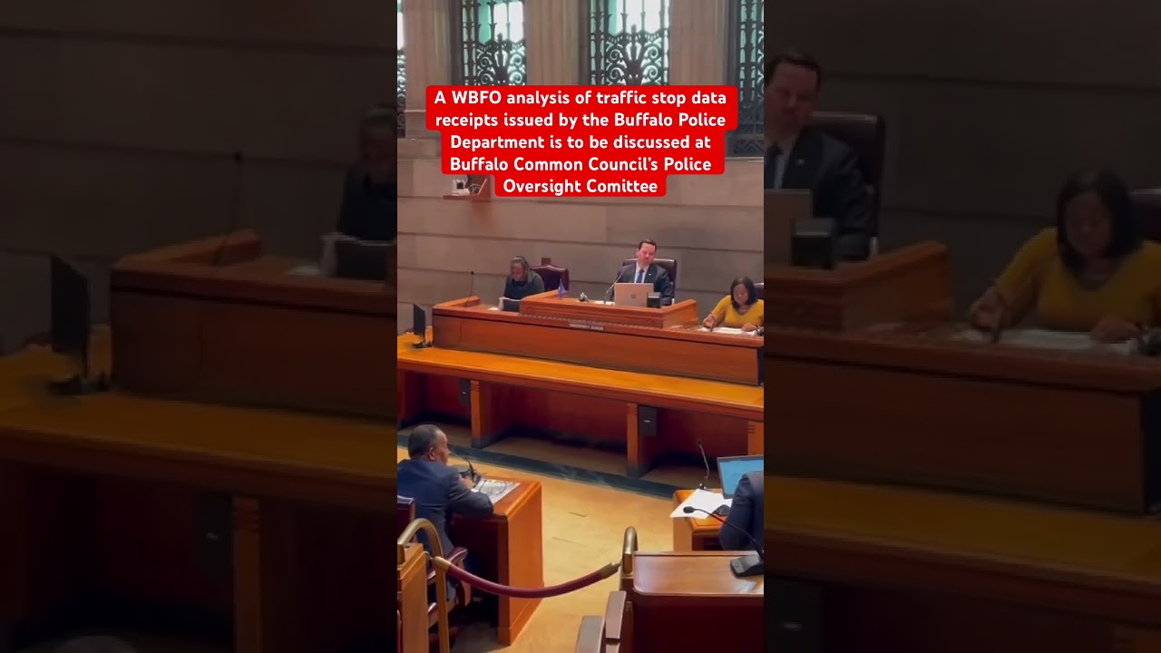 WBFO analysis of traffic stop receipts to be reviewed by Common Council&rsquo;s Police Oversight Committee