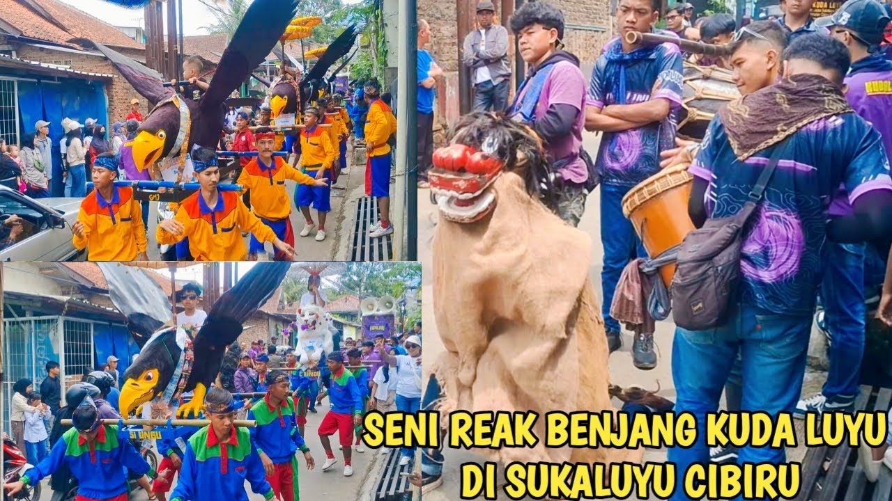 SENI REAK KUDA LUYU FEAT BENJANG DI SUKALUYU CIBIRU