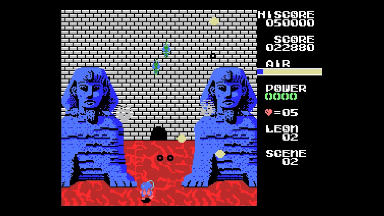 MSX Game: Crest of the Dragon King Hades of Darkness (1986 Casio) Longplay with cheats