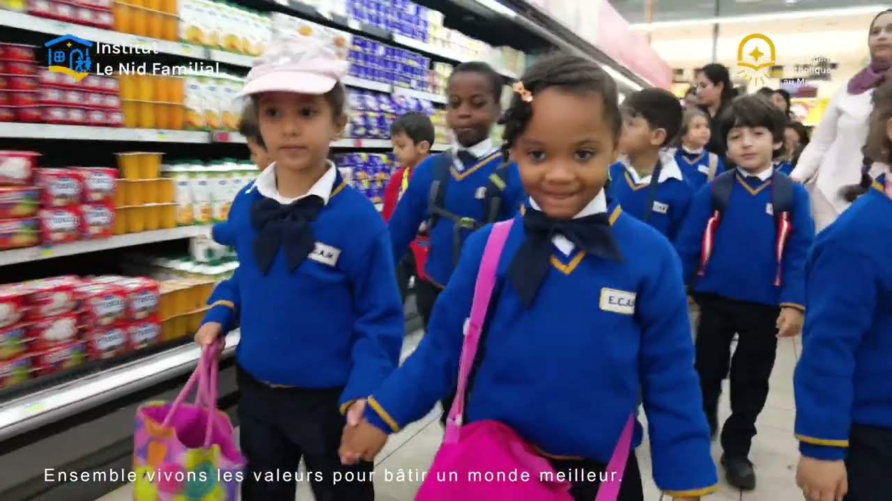En route pour une aventure au supermarché !