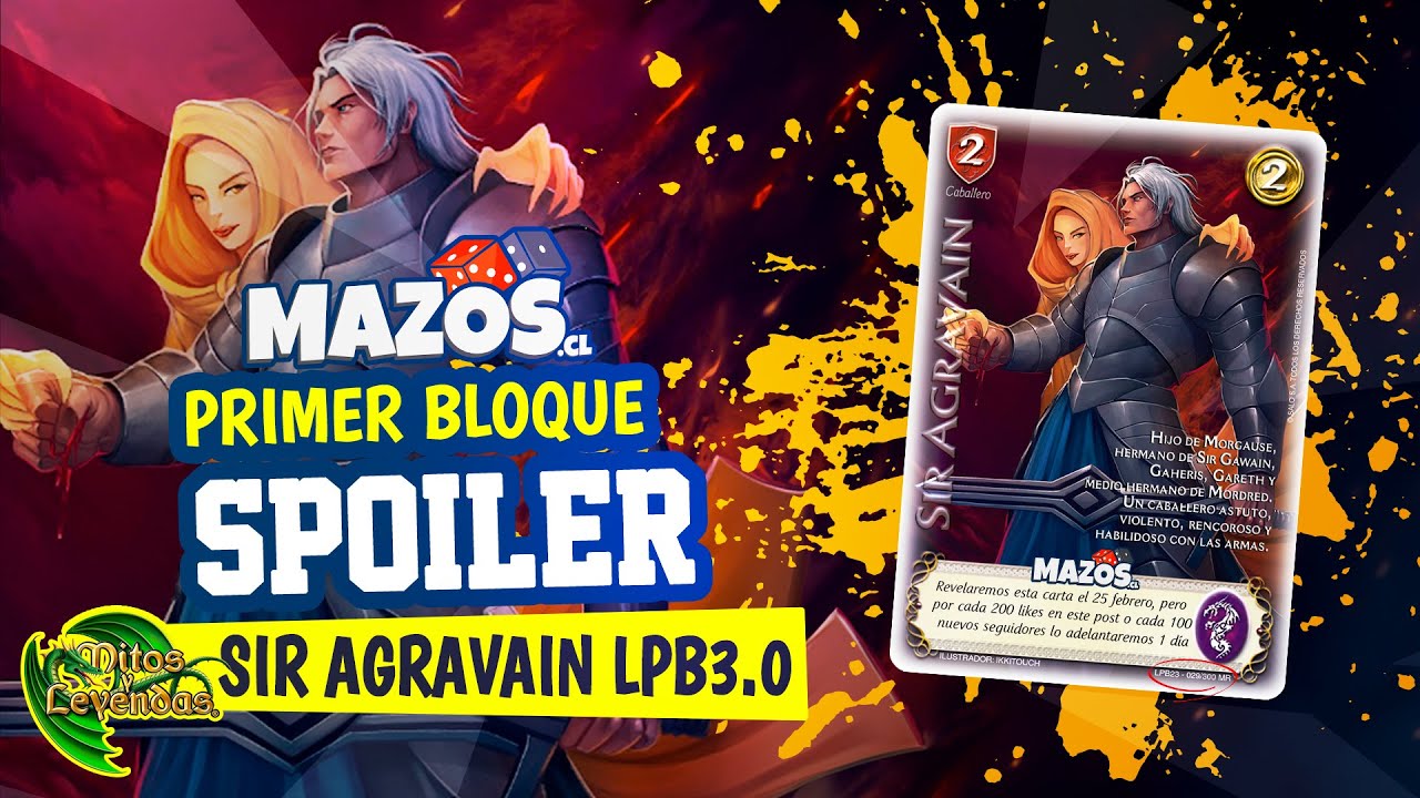 Spoiler Primer Bloque - Sir Agravain #Leyendas3 | Mazos.cl