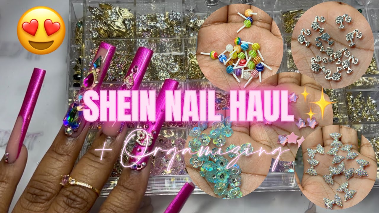SHEIN NAIL HAUL  PT 11 ✨ LUXURY TRENDY NAIL CHARMS 😍