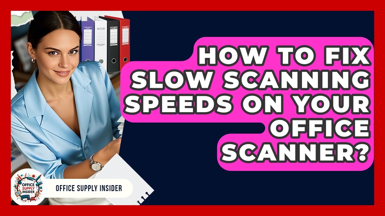 How To Fix Slow Scanning Speeds On Your Office Scanner? - Office Supply Insider