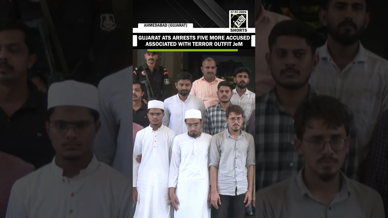 Watch! Gujarat ATS arrests five more accused associated with Jaish-e-Mohammed terror outfit