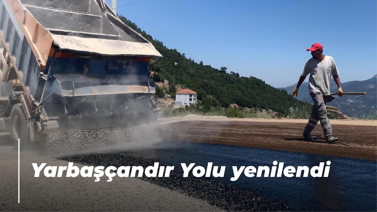 Yarbaşçandır Yolu yenilendi