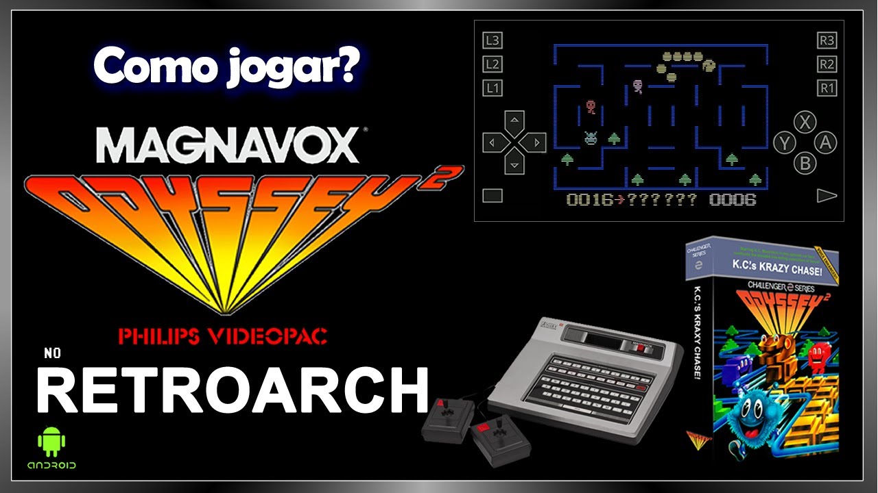 Como jogar MAGNAVOX - ODYSSEY 2 no Retroarch Android?