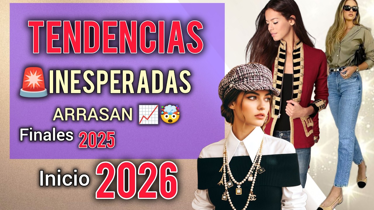 🚨✅TENDENCIAS INESPERADAS⚠️QUE TENDREMOS ESTA TEMPORADA OTOÑO INVIERNO 2025/2026/MODA VIRAL/FASHION29