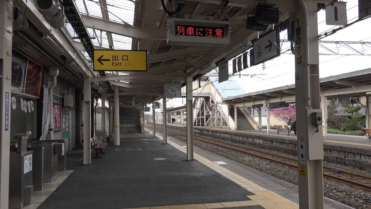 【ミッキーマウスマーチ】北陸本線 鯖江駅 下りホーム 旧接近メロディー