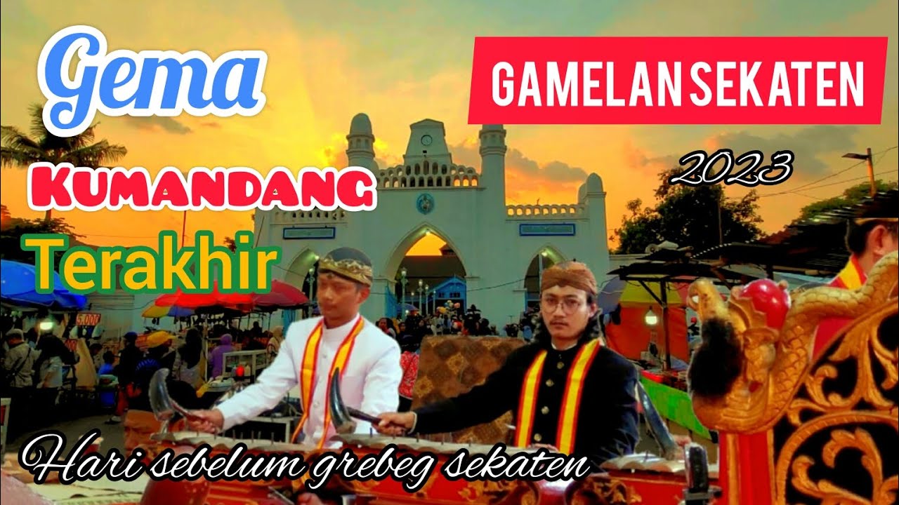 GAMELAN SEKATEN SURAKARTA 2023|hari terakhir tabuh gamelan keraton solo|menuju puncak maulid|