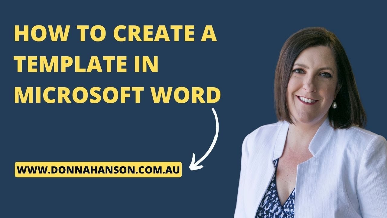 Word 365 - How to Easily Create a Template in Microsoft Word