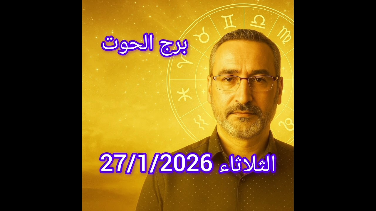 برج الحوت اليوم الثلاثاء 27/1/2026