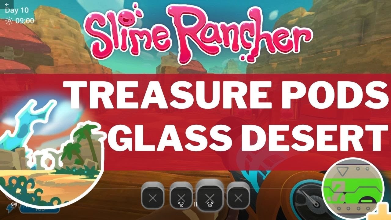 Slime Rancher - All Treasure Pods in Glass Desert
