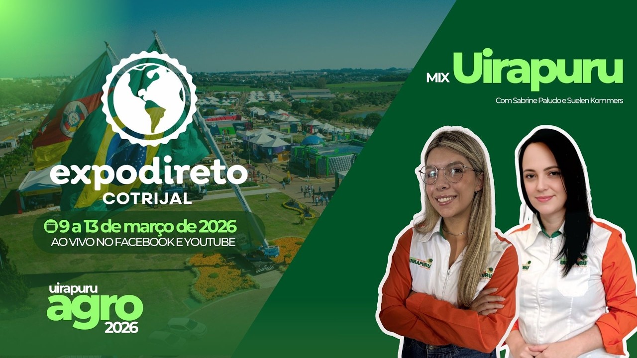 🔴AO VIVO  | MIX UIRAPURU na Expodireto - 2026 | 10-03-2026