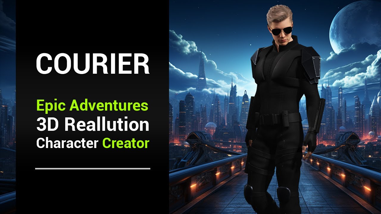 Introducing the Shadow Legion Courier - A New 3D Character Pack for Character Creator 4 and Real Eng