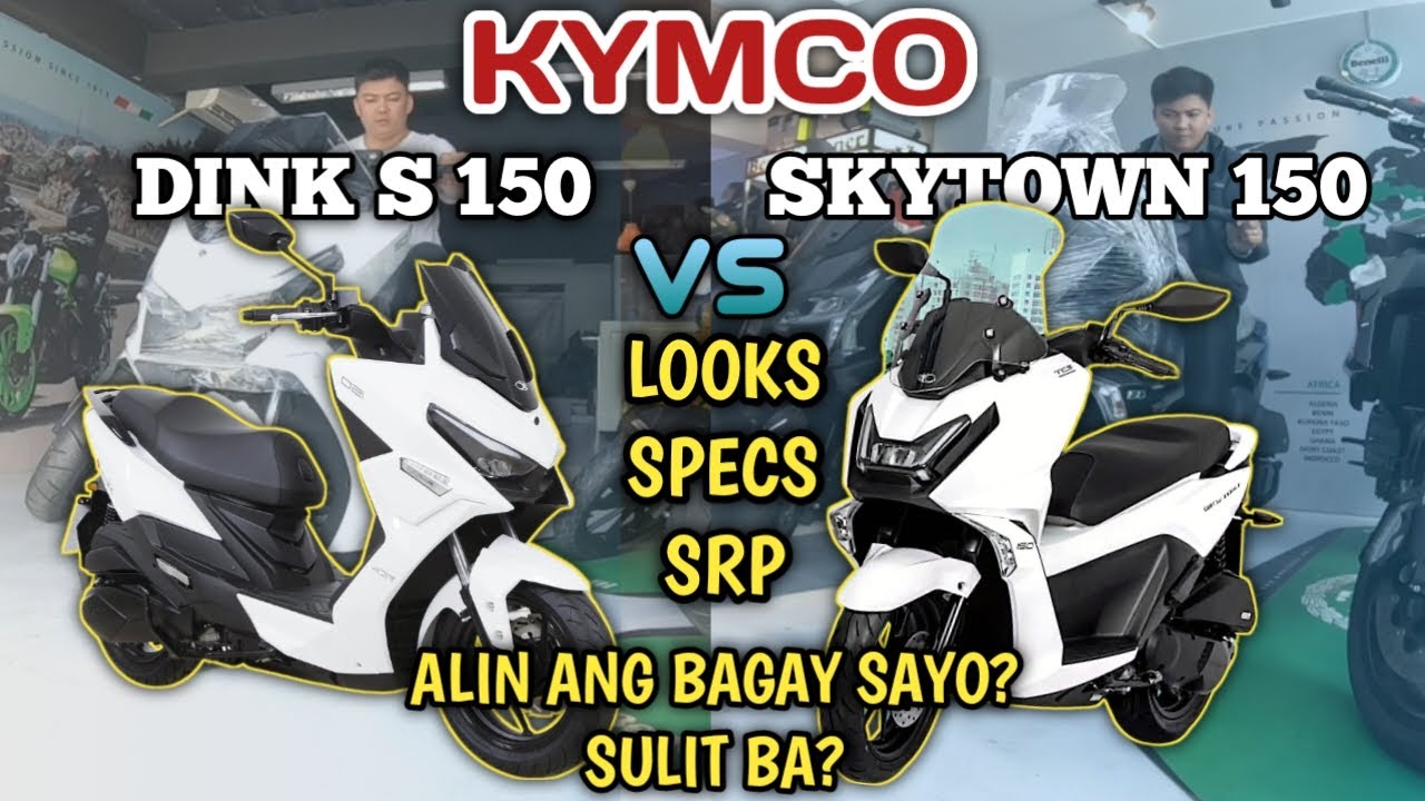 DINK S 150 VS SKYTOWN 150 PAREHAS KYMCO, SOLID SA SPECS AT FEATURES | DUDE YMARTV