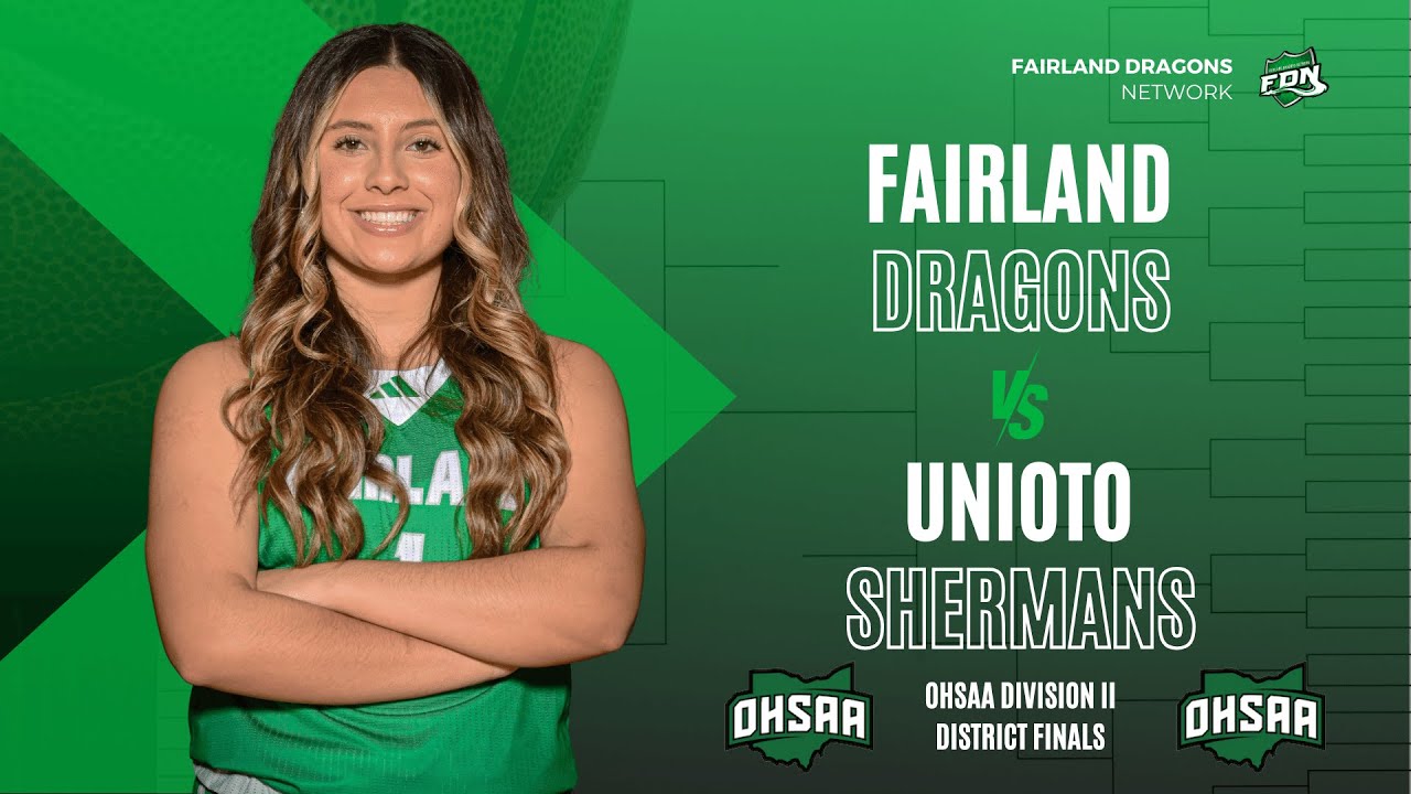 Fairland Dragons Vs. Unioto Shermans | Girls Varsity Basketball | February 28th, 2024