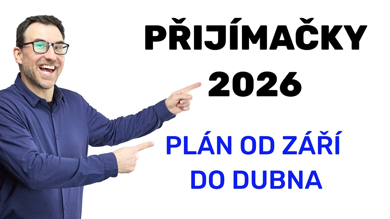 Jak rozplánovat přípravu na přijímačky na střední školu.