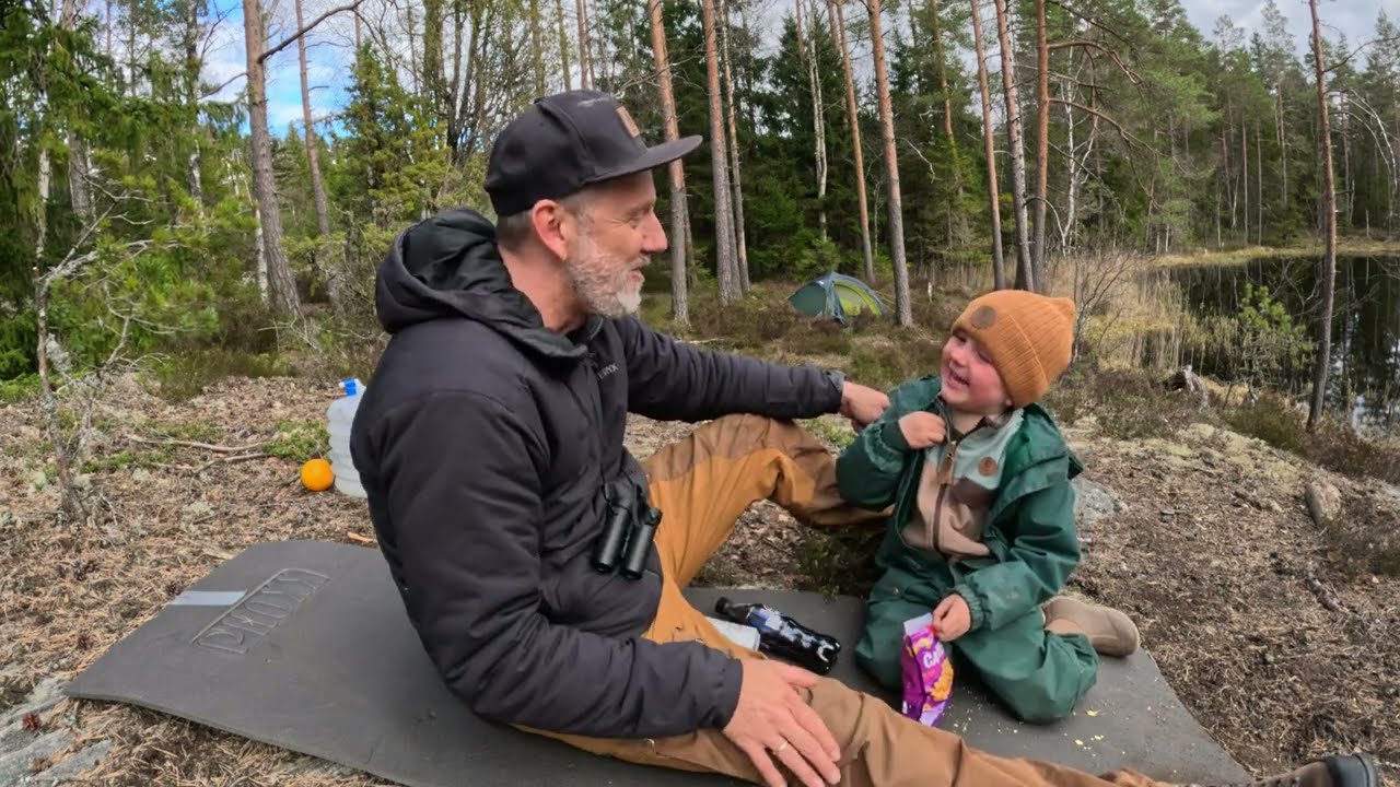 Degernesfjella med minstemann, går ikke helt som planlagt. Overnatting og fiske.