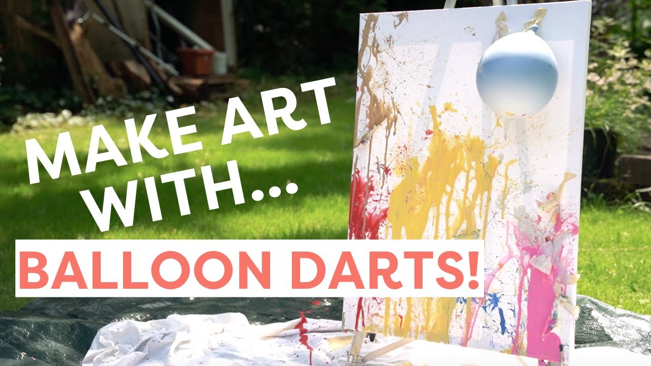 Making Art With Balloon Darts | Handmade Tested
