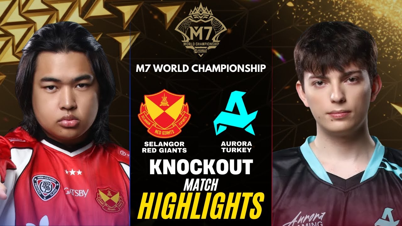 SELANGOR RED GIANTS vs AURORA GAMING HIGHLIGHTS M7 KNOCKOUT STAGE DAY 2 | SRG vs AUR