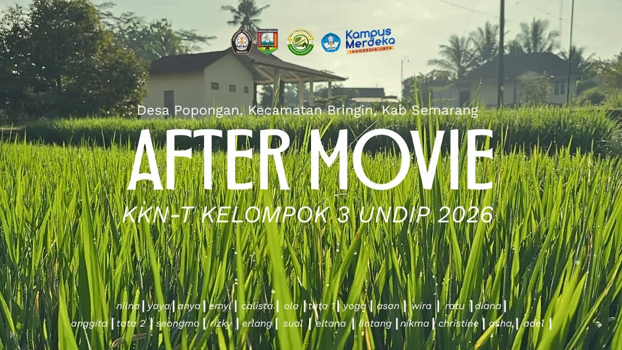 AFTER MOVIE KKN-T KELOMPOK 3 UNDIP 2026