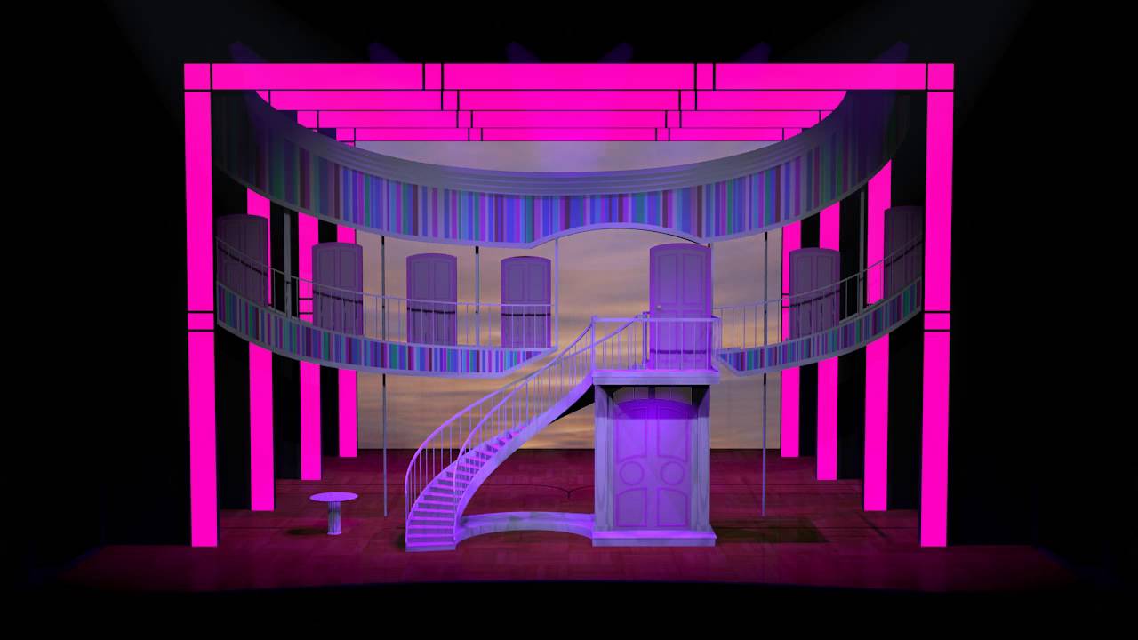 LEGALLY BLONDE Musical - Overture & Omigod You Guys 3D Stage Animation