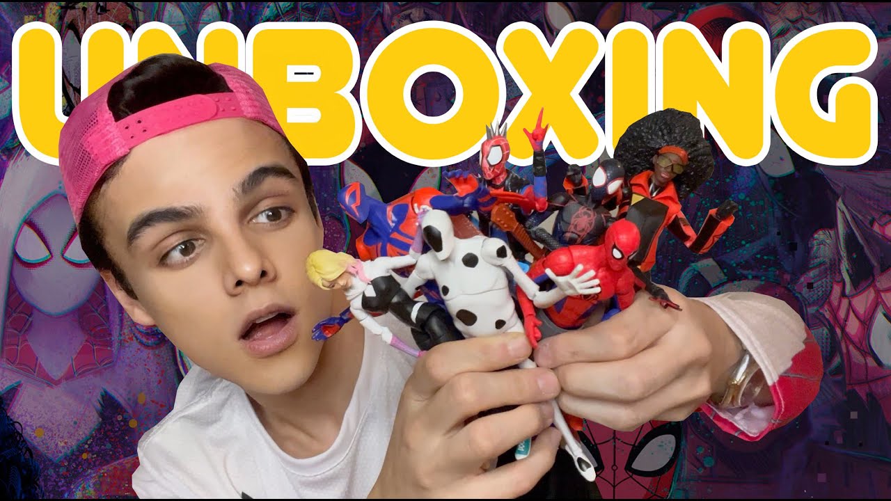 &iexcl;ABRIENDO LAS FIGURAS MARVEL LEGENDS DE SPIDERMAN ACROSS THE SPIDERVERSE! / NAVY