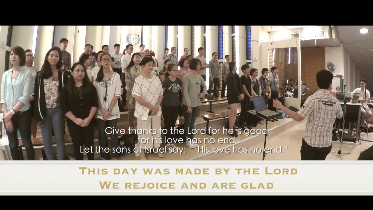 Psalm  117 Easter  2017 Psalm This Day Was Made By The Lord  OCDC OLPS