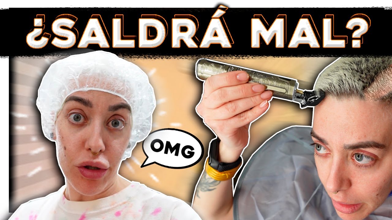 🔥 LO VOY A HACER!! ➡️ Me RAPO y DECOLORO el pelo en CASA